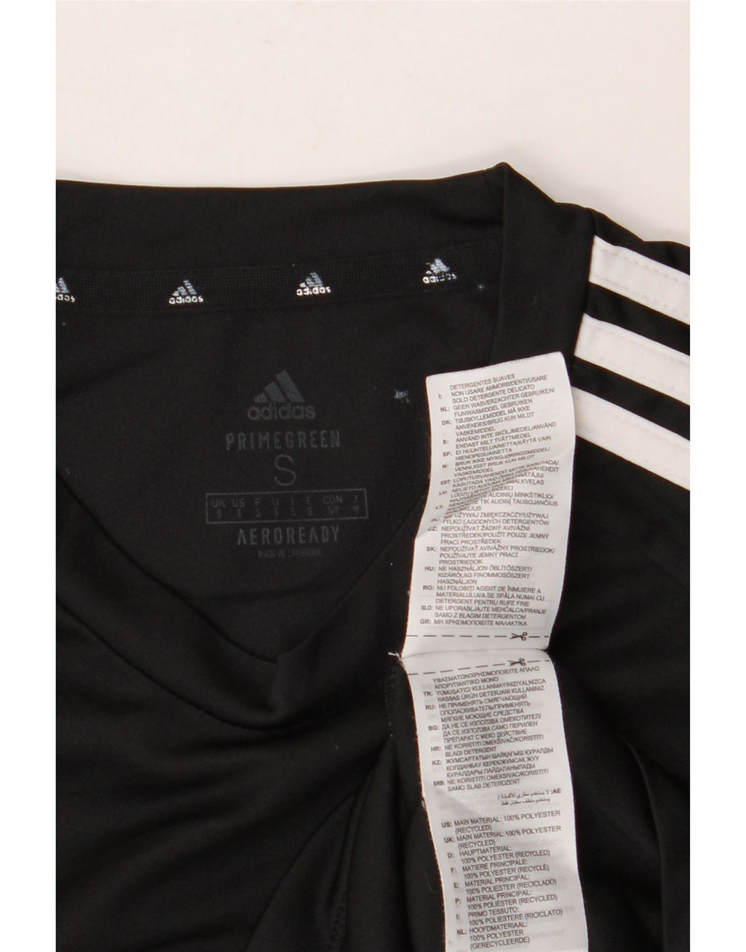 ADIDAS Herren Aeroready T-Shirt Top Small Schwarz Polyester