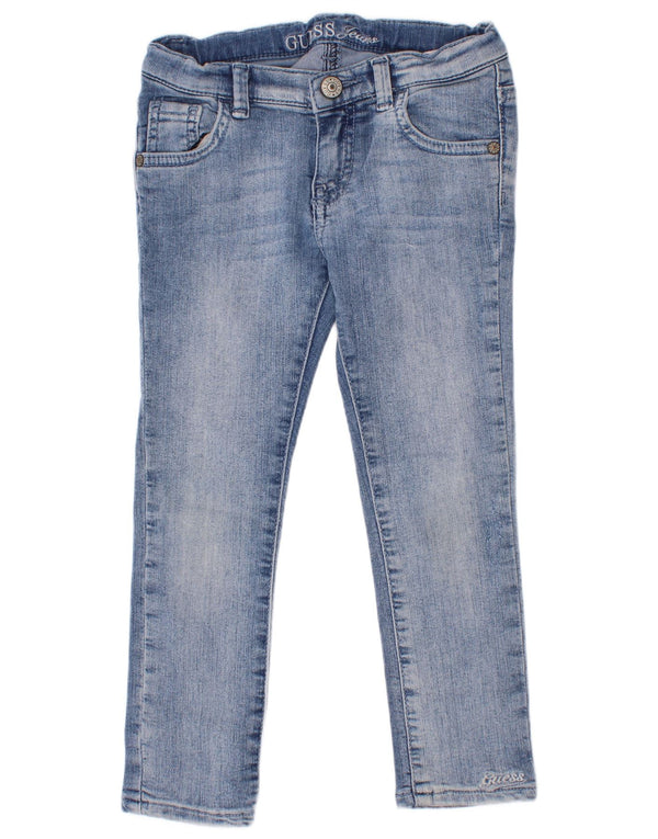 Guess Slim-Jeans für Mädchen, 4–5 Jahre, W22, L18, blaue Baumwolle