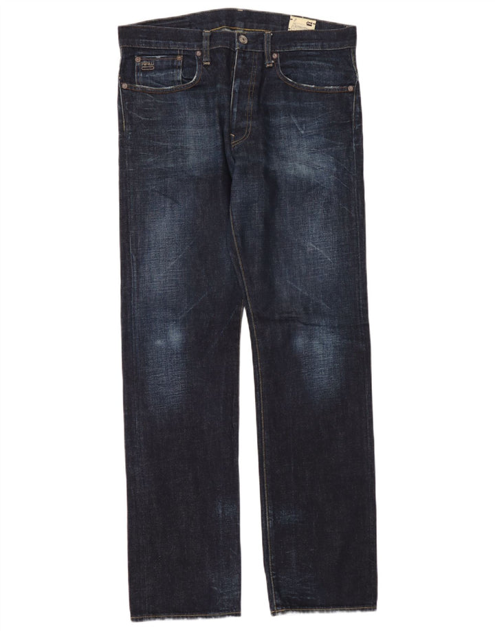 G-Star Herren 3301 Straight Jeans W34 L34 Marineblau