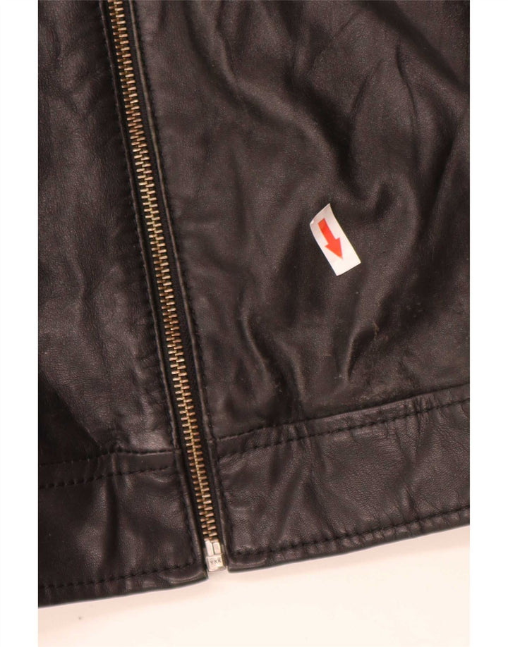 In Extenso Herren Lederjacke UK 44 2XL Schwarz