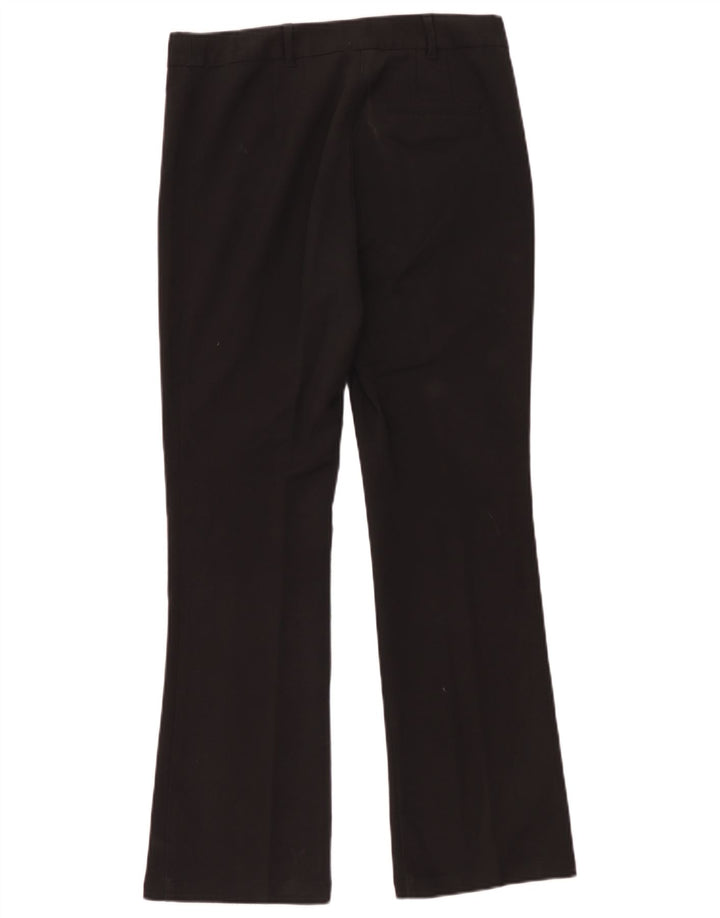 Marks & Spencer Damen Bootcut Freizeithose UK 12 Medium W32 L30 Schwarz