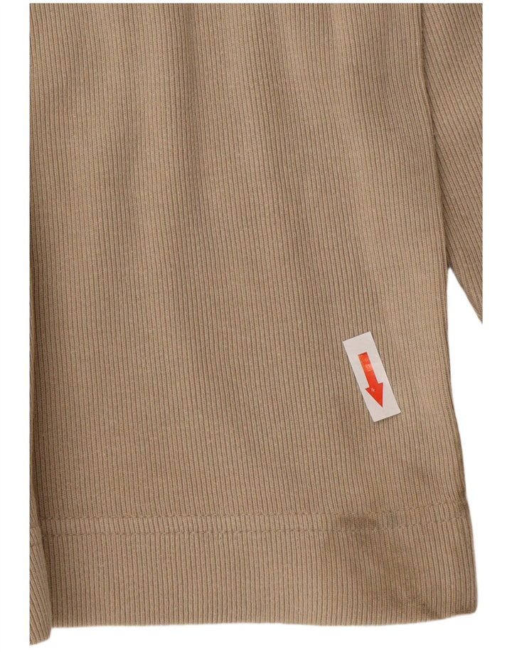 Timberland Jungen-Oberteil, langärmelig, 15–16 Jahre, beige Baumwolle