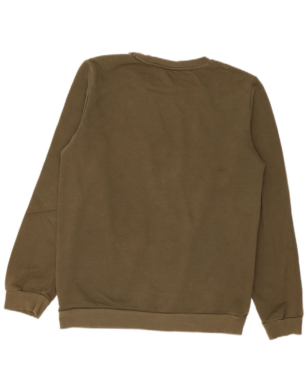 Puma Jungen Grafik Sweatshirt Pullover 15–16 Jahre Khaki Baumwolle