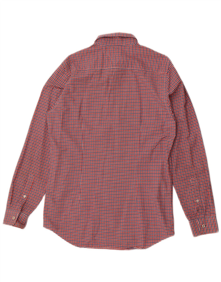Tommy Hilfiger Herren-Slim-Fit-Hemd, groß, mehrfarbig, Gingham-Baumwolle