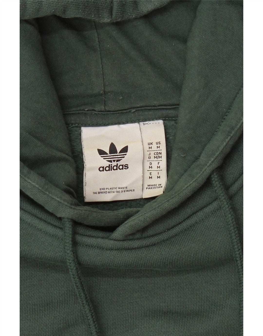 ADIDAS Herren Kapuzenpullover Mittelgrün