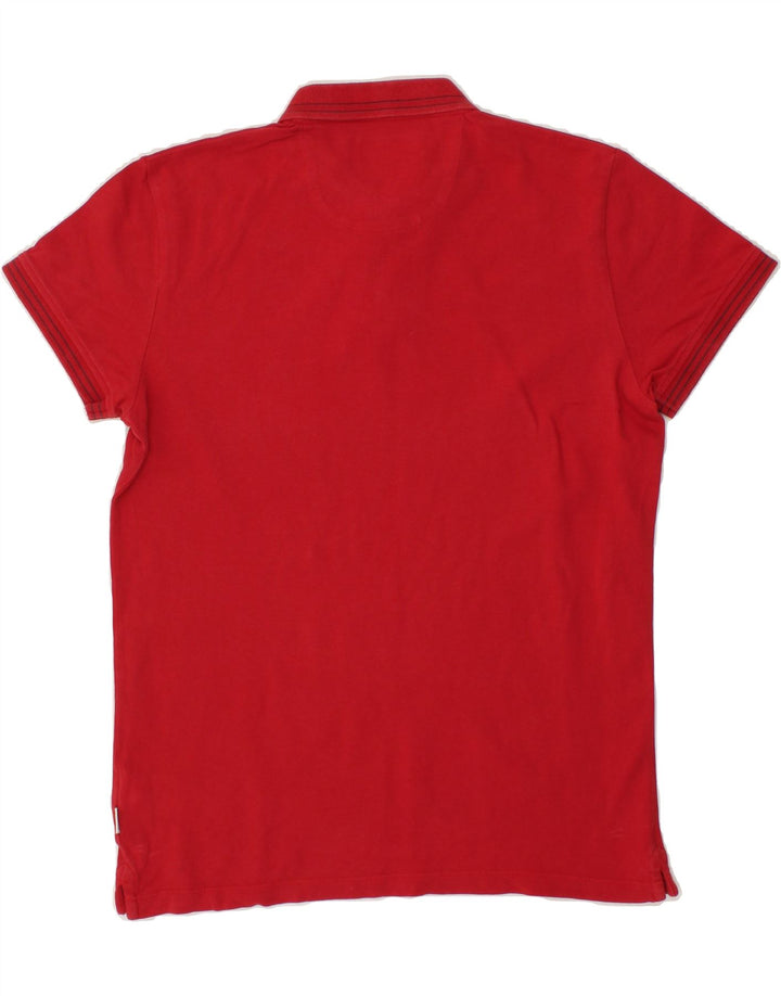 WRANGLER Mens Polo Shirt Medium Red Cotton Vintage Wrangler and Second-Hand Wrangler from Messina Hembry 