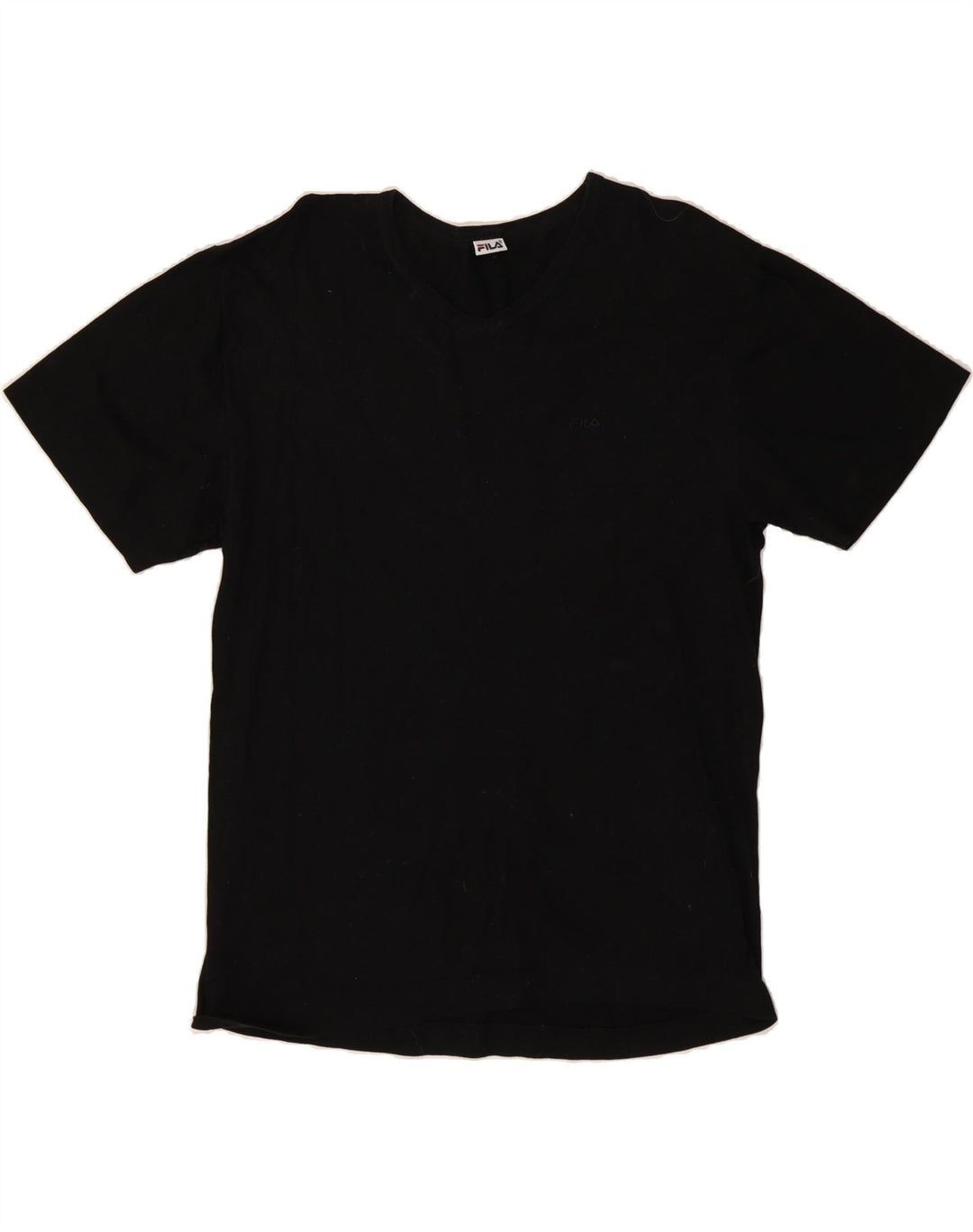 FILA Mens T-Shirt Top Small Black Vintage Fila and Second-Hand Fila from Messina Hembry 
