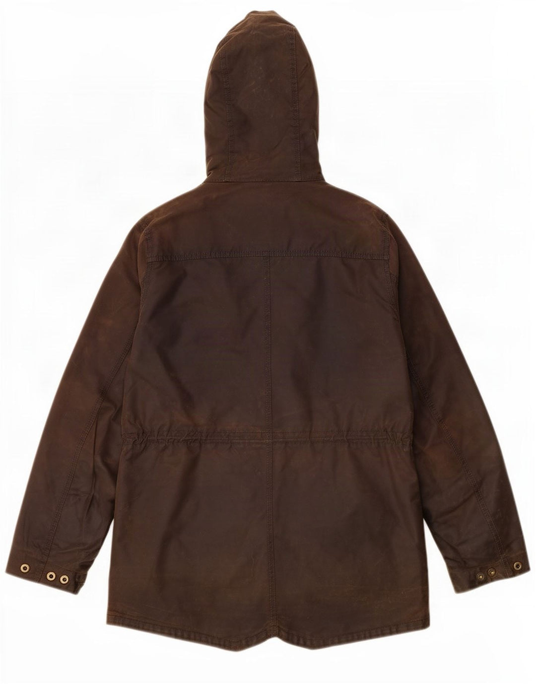 Barbour Damen-Jacke aus gewachster Baumwolle mit Kapuze, Gr. 8, Khaki