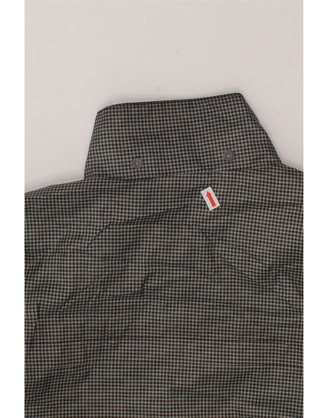PUMA Boys Rain Jacket 5-6 Years Grey Check Polyester Vintage Puma and Second-Hand Puma from Messina Hembry 