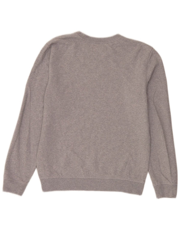 All Saints Herren-Sweatshirt-Pullover aus mittelgrauer Baumwolle