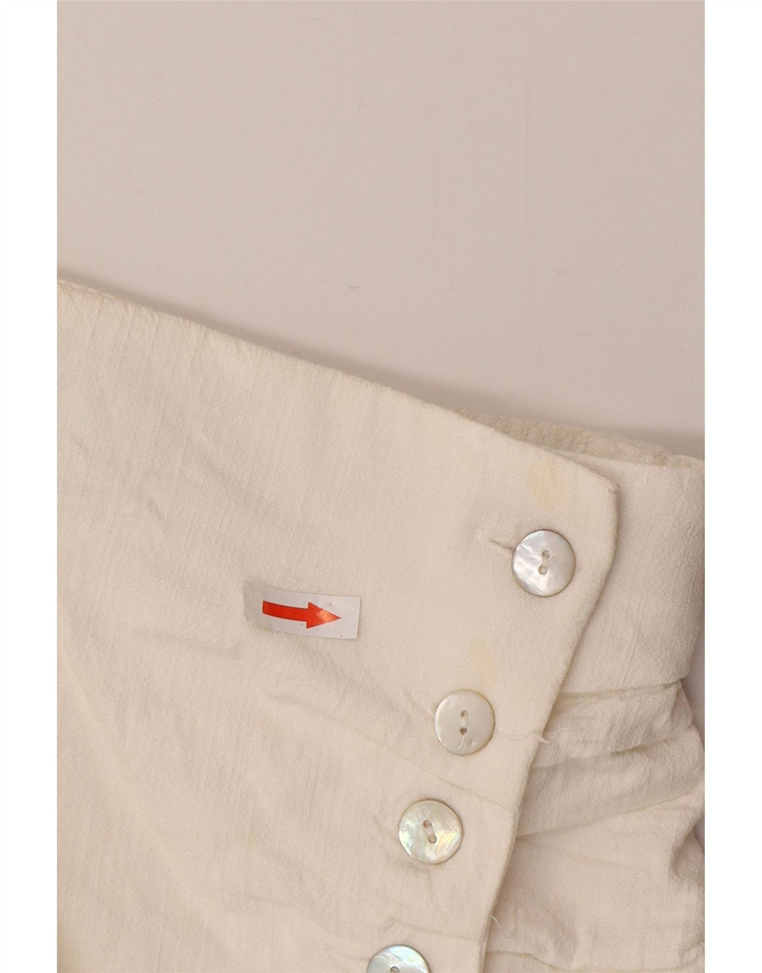 Zara Damen Mini-Wickelrock, Größe S, W26, Weiß