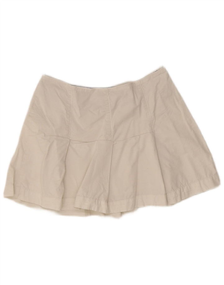 Woolrich Damen Stretch-Minirock W29 Mittelweiß