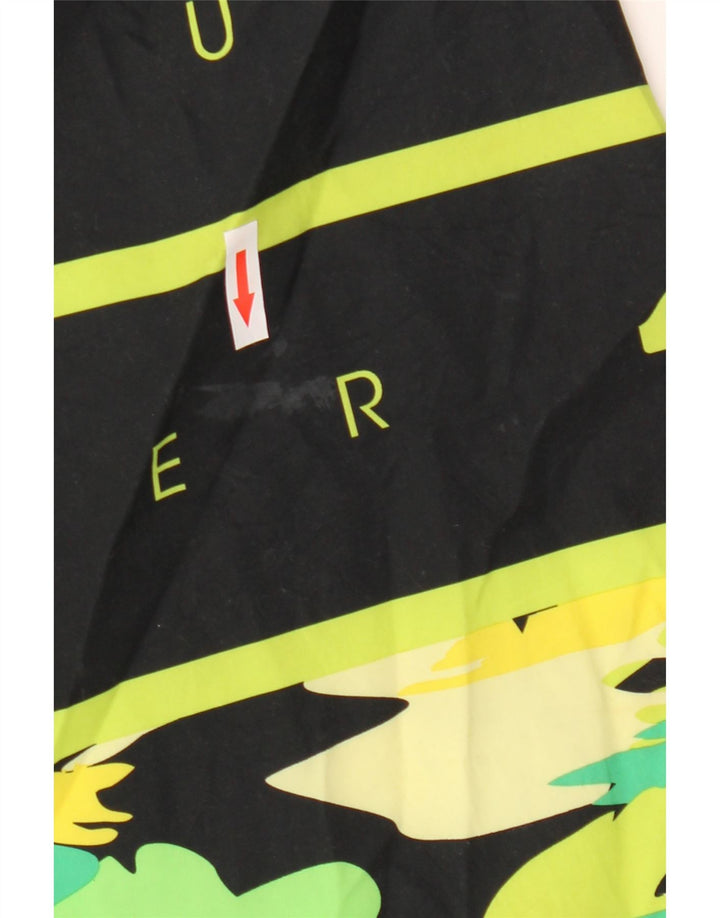 Quiksilver Herren-Badeshorts mit Grafik, groß, schwarz gestreift, Polyester