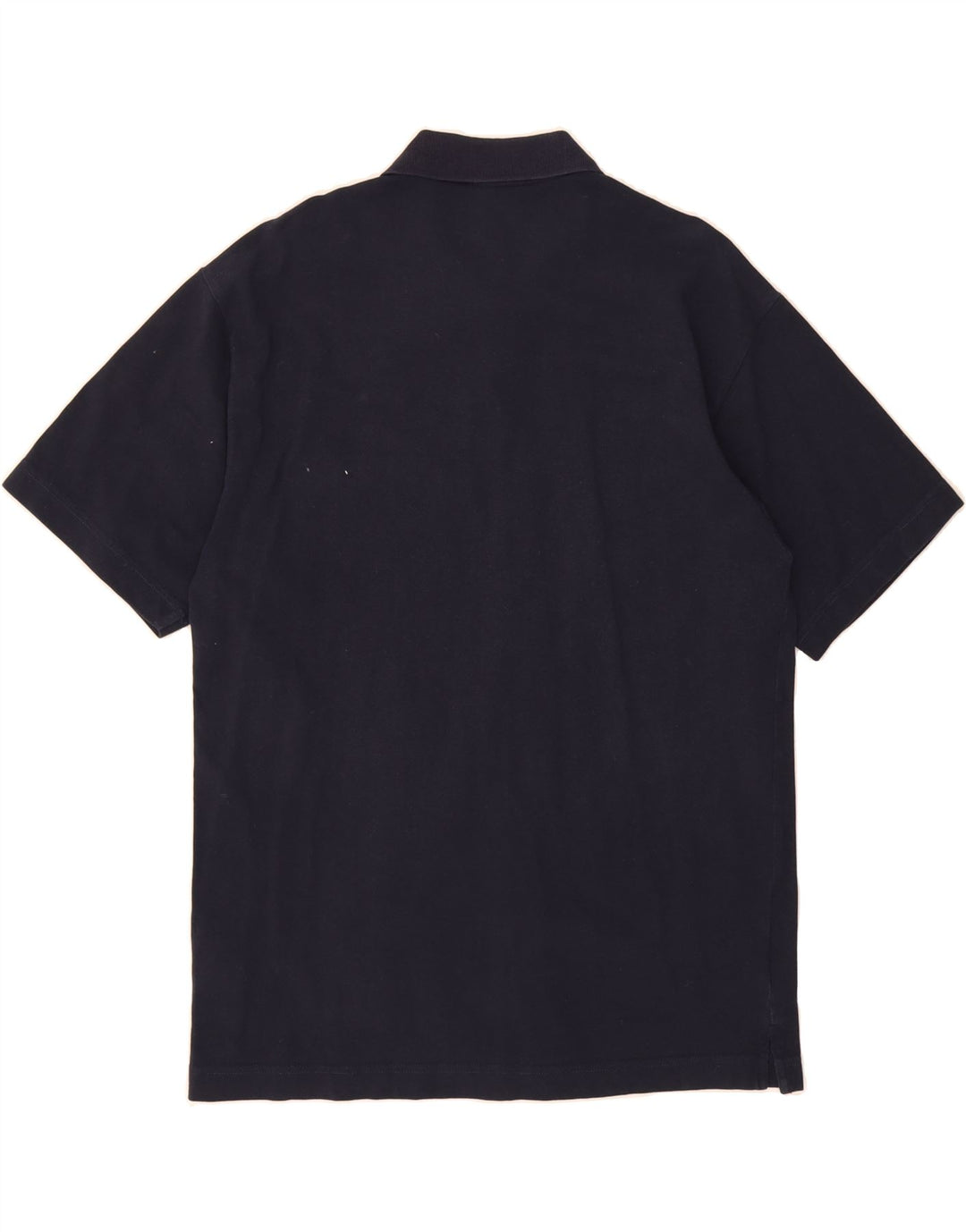 LOTTO Mens Short Sleeve Shirt Medium Navy Blue Cotton Vintage Lotto and Second-Hand Lotto from Messina Hembry 