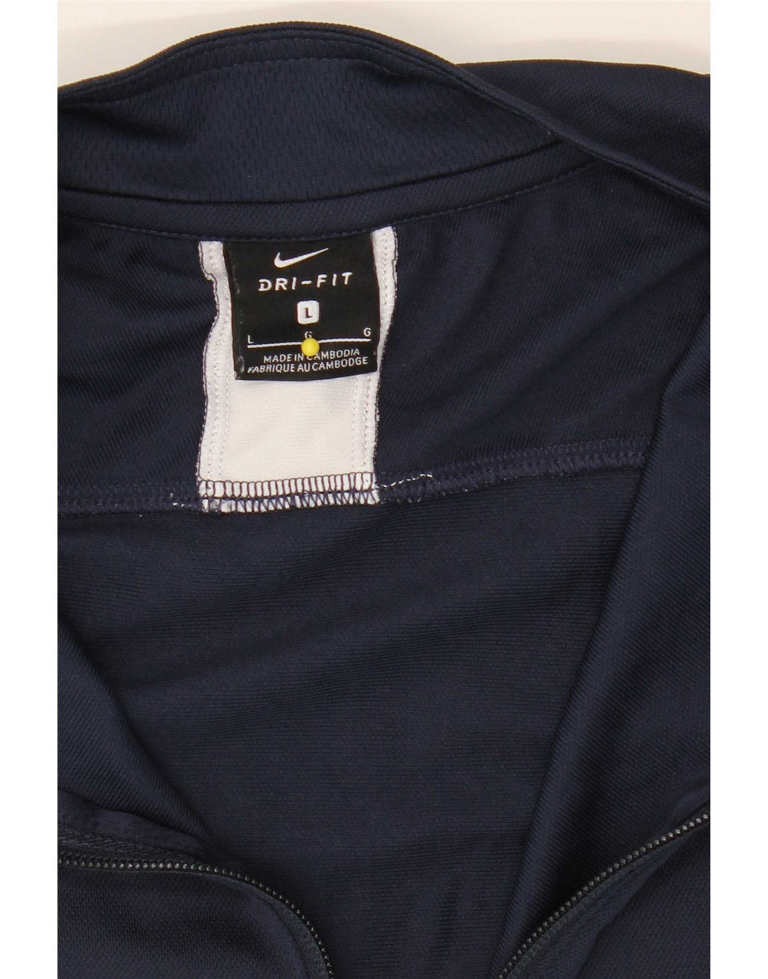 Nike Herren Dri Fit Trainingsanzug-Top-Jacke, groß, Marineblau, Farbblock