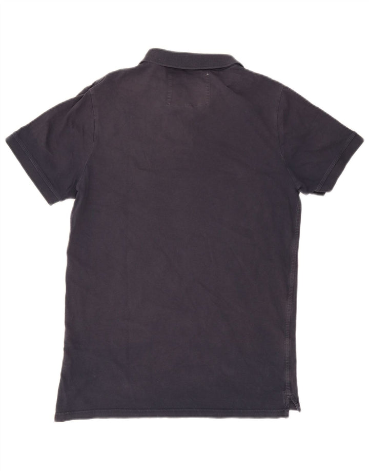 Jack Wills Herren-Poloshirt, Größe S, marineblaue Baumwolle