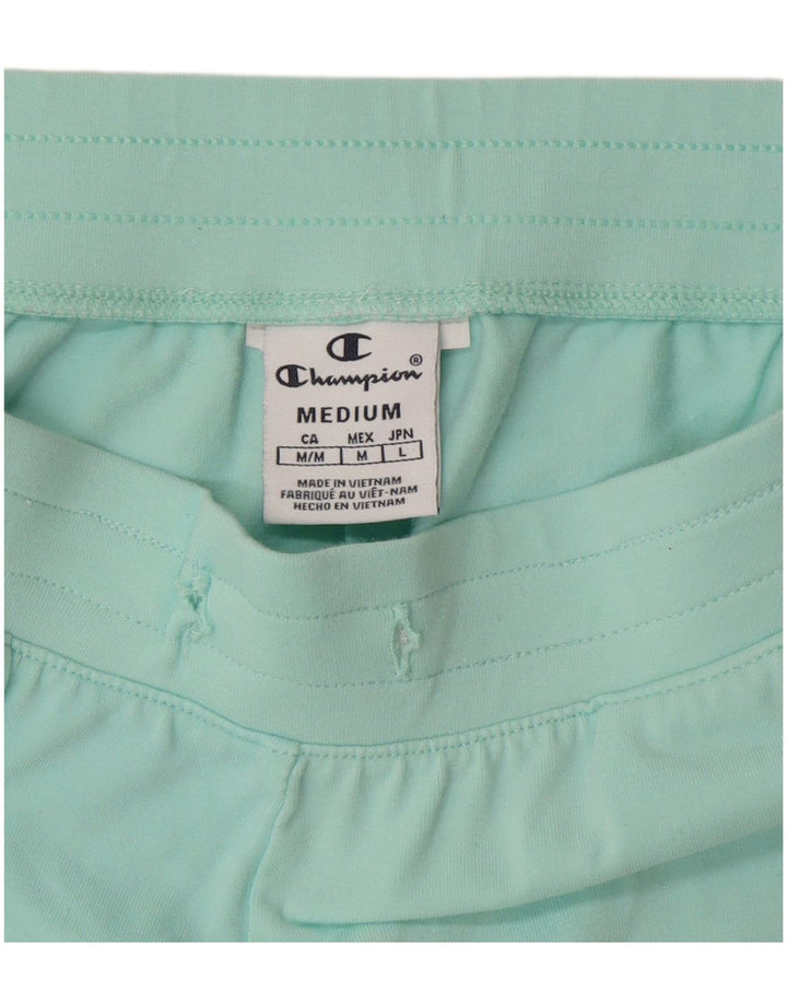 Champion Damen Graphic Sport Shorts UK 10 Small Türkis