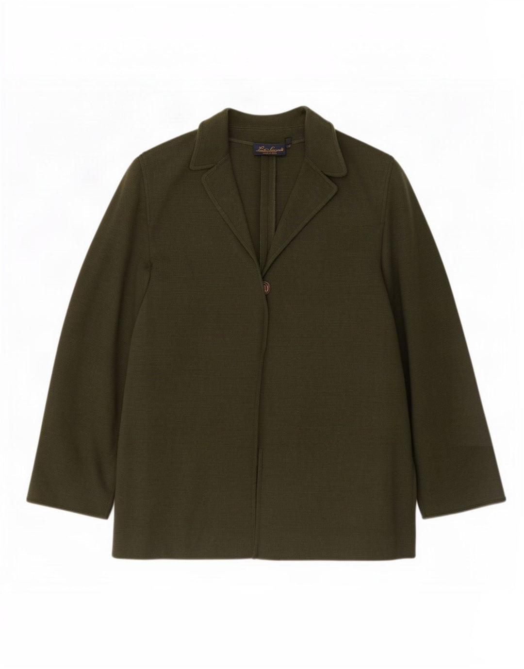 Luisa Spagnoli Damen 1-Knopf-Blazerjacke UK 18 XL Grün