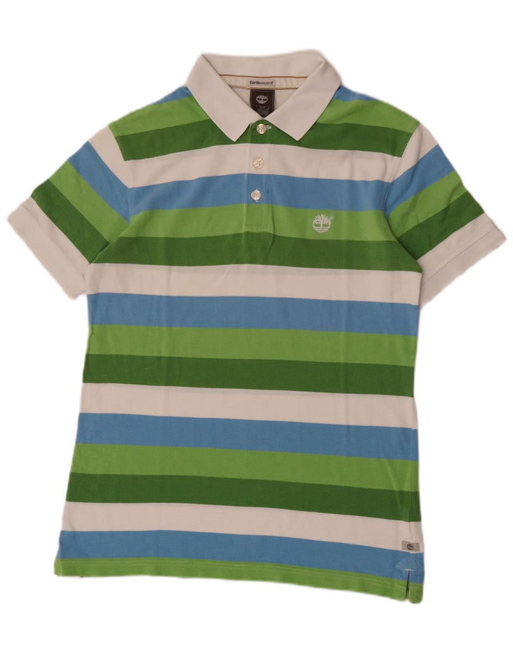 Timberland Herren-Poloshirt mit normaler Passform, klein, mehrfarbig, gestreift