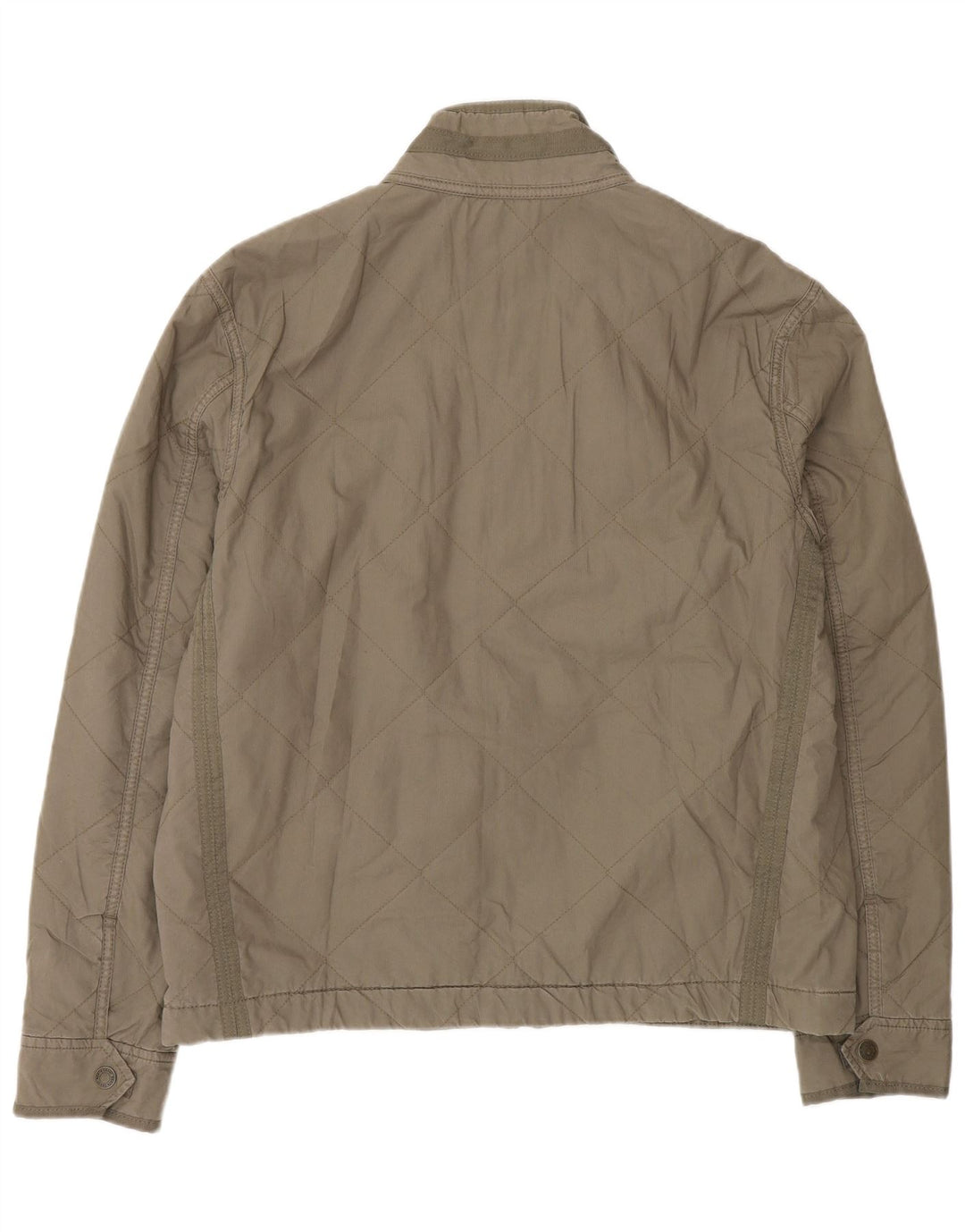 Marks & Spencer Herren Bomberjacke UK 38 Medium Khaki Baumwolle