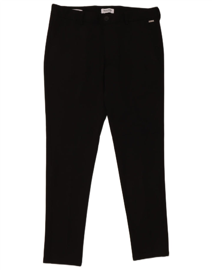 Jack & Jones Herren Slim Freizeithose W34 L32 Schwarz Polyester