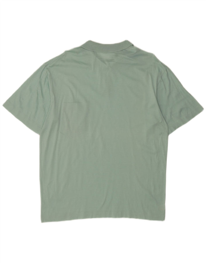 Les Copains Herren Poloshirt IT 52 Große grüne Baumwolle