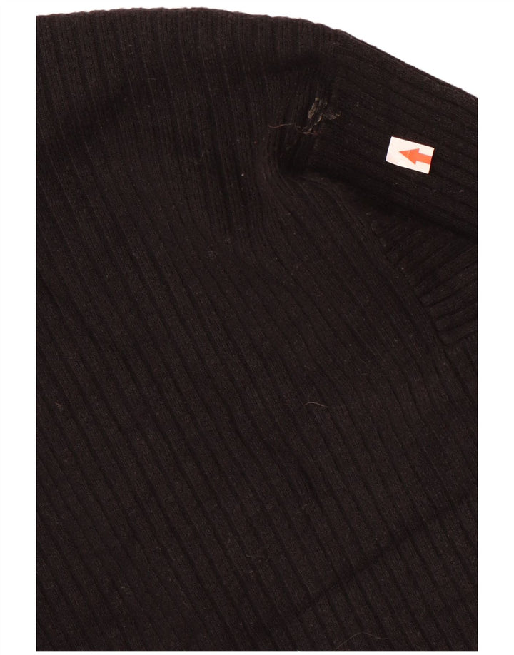 Marks & Spencer Damen Per Una Offener Cardigan Pullover UK 16 Large Schwarz