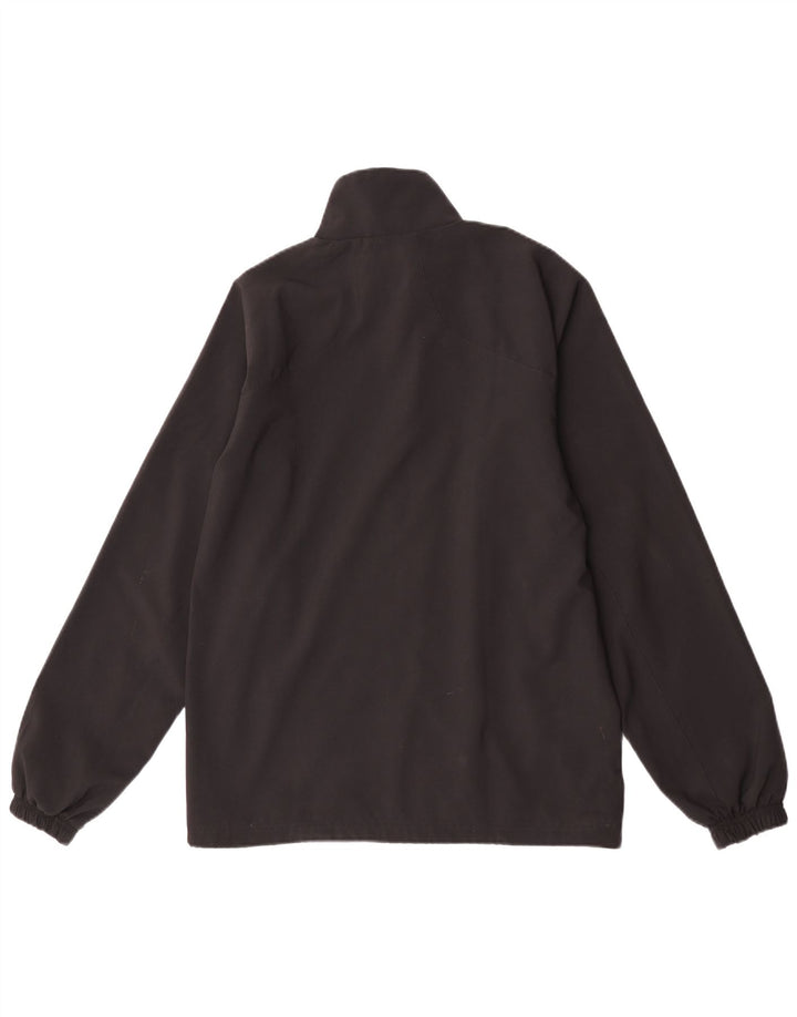 Reebok Herren-Trainingsanzugoberteil, Jacke, Größe S, Schwarz, Farbblock-Polyester