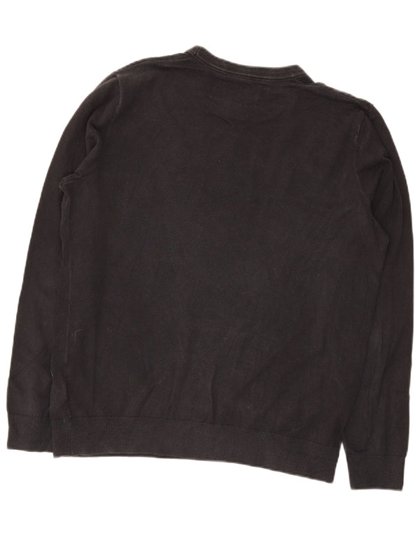 Calvin Klein Jeans Mens Sweatshirt Jumper Large Black Cotton