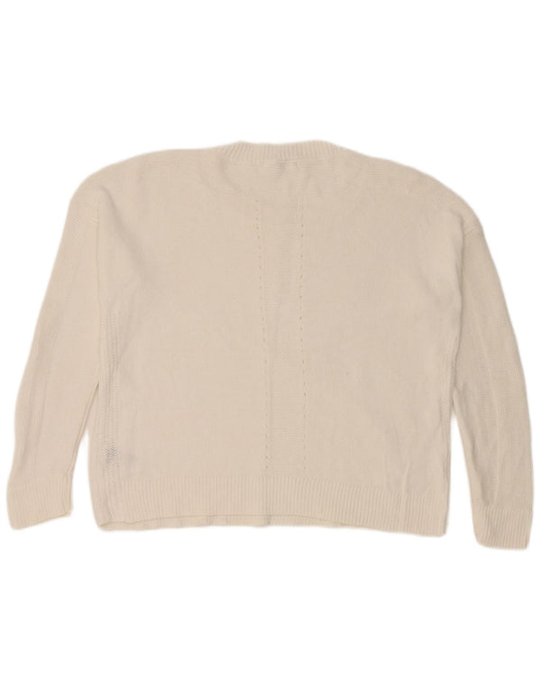White Stuff Damen-Pullover mit U-Boot-Ausschnitt, UK 12, mittlere Baumwolle