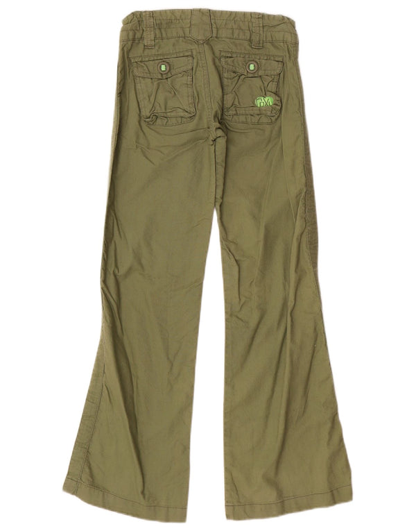 Roxy Flare-Cargohose für Mädchen, 9–10 Jahre, W22, L27, Grün