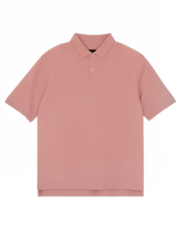 Timberland Herren Poloshirt XL Rosa Baumwolle