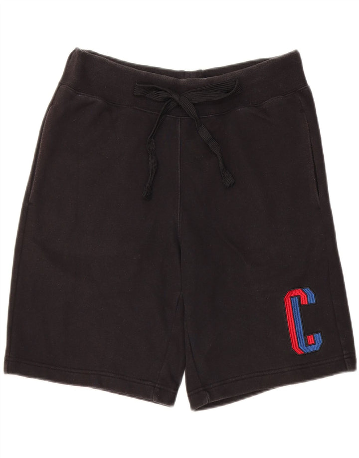 Champion Herren-Sportshorts mit Grafik, Größe S, schwarze Baumwolle