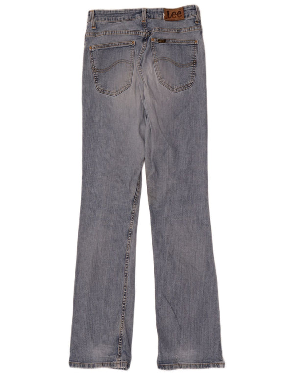 Lee Damen Cameron Straight Jeans W29 L33 Blaue Baumwolle