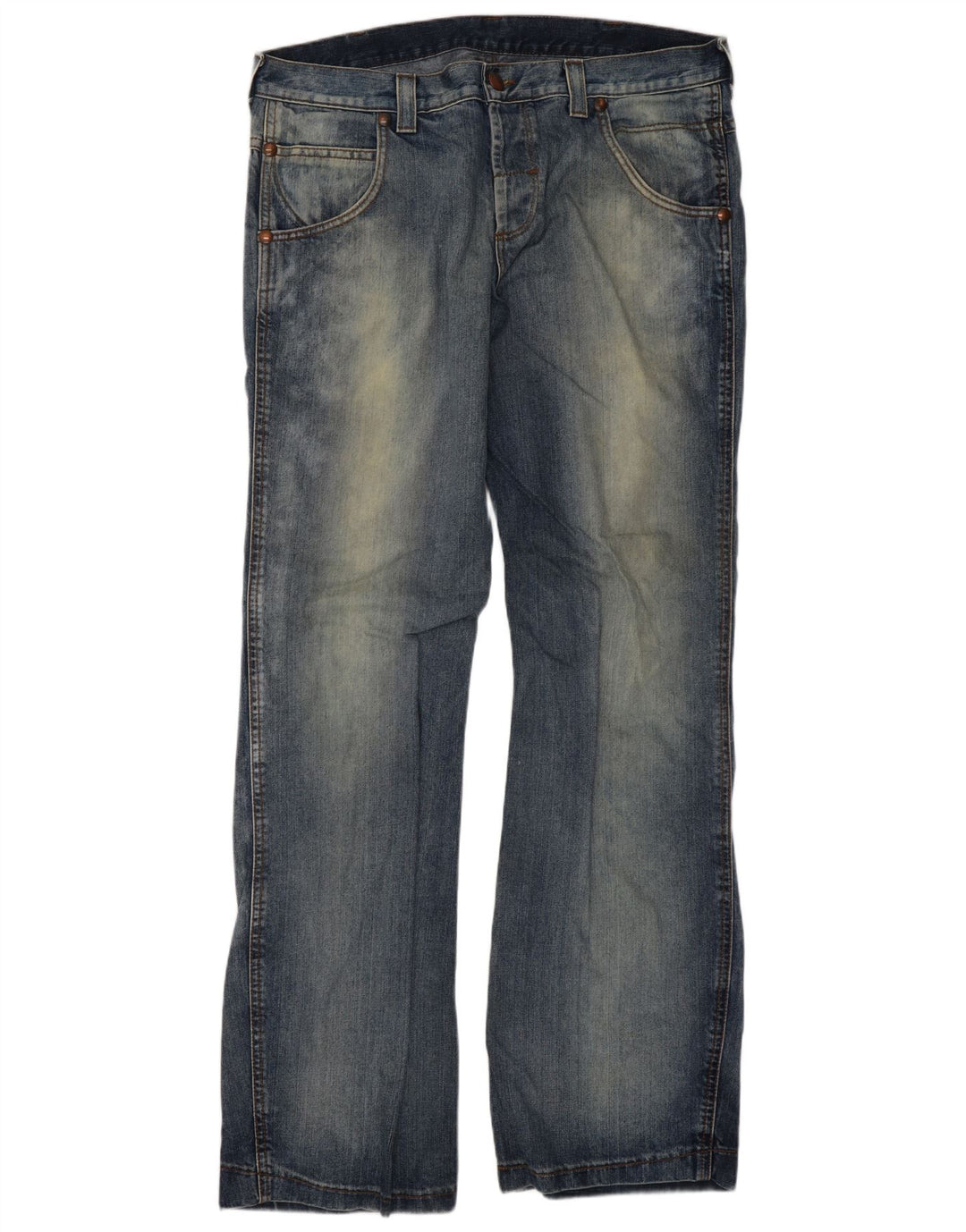Wrangler Herren Bootcut Jeans W36 L35 Blau