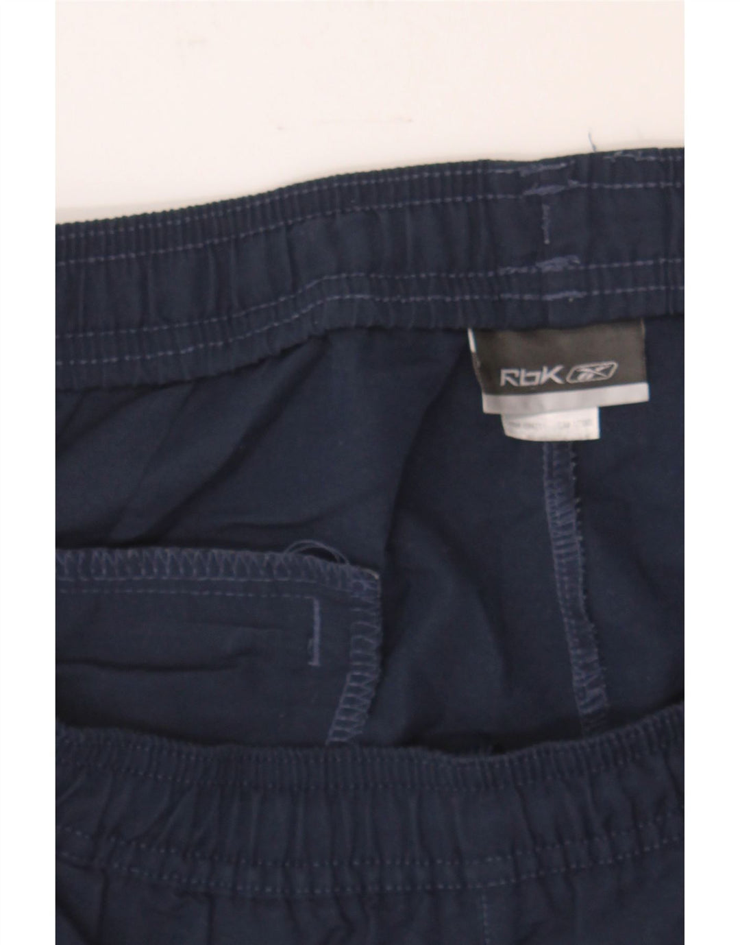 REEBOK Mens Tracksuit Trousers Joggers Small  Navy Blue Polyester Vintage Reebok and Second-Hand Reebok from Messina Hembry 