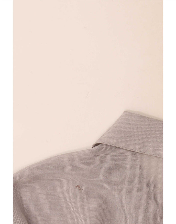Sisley Damen Hemd UK 14 Mittelgrau