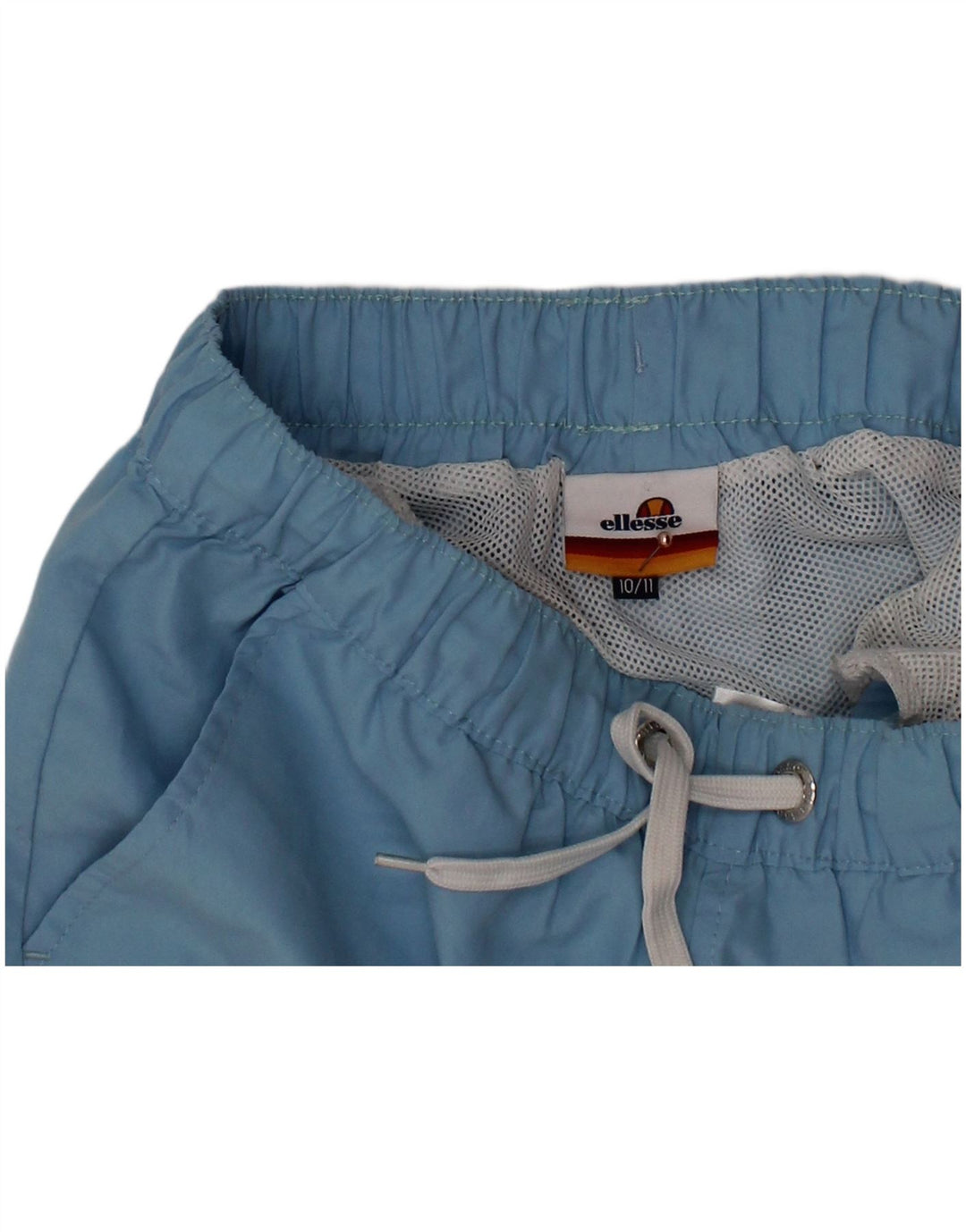 ELLESSE Jungen Badeshorts mit Grafik, 10–11 Jahre, blaues Polyester