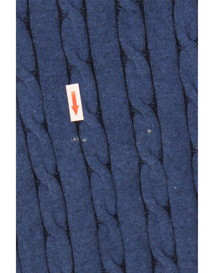 Marks & Spencer Herren-Cardigan, blau, Harbor, groß, aus blauer Baumwolle