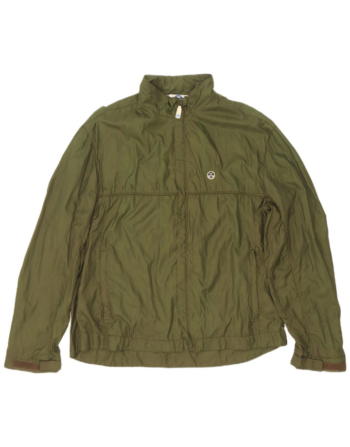North Sails Herren Regenjacke UK 42 XL Grün Polyamid