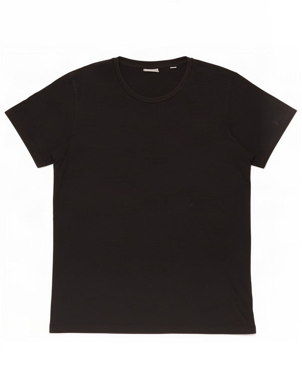 Jack & Jones Herren-T-Shirt mit Grafik, Größe S, schwarze Baumwolle