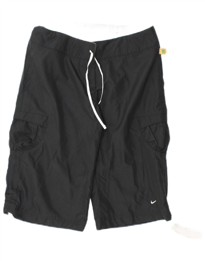 Nike Damen Badeshorts US 0/2 XS Schwarz Polyester