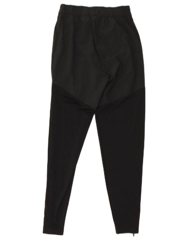 Nike Womens Tracksuit Trousers UK 4 XS  Black Colourblock