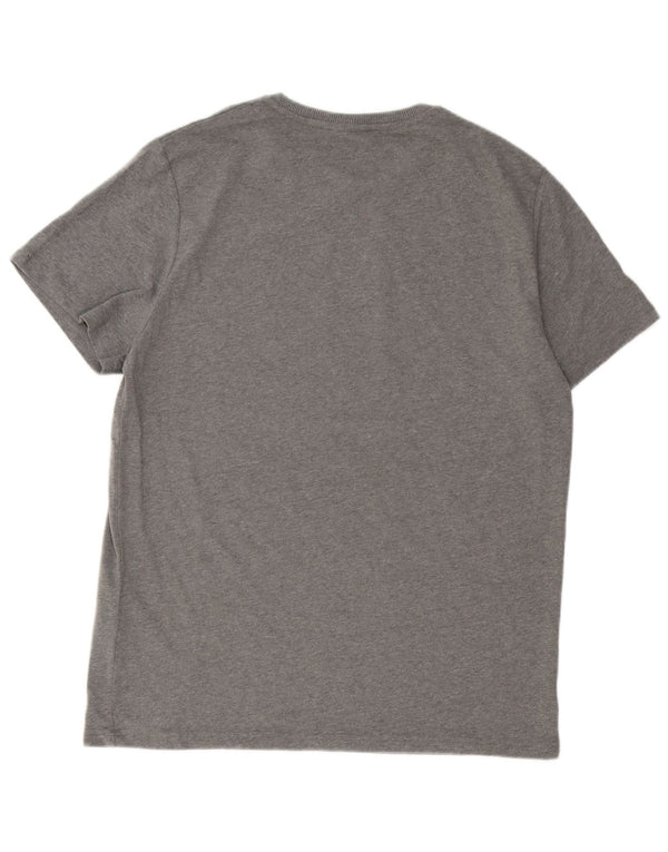 Superdry Herren Grafik-T-Shirt-Oberteil 2XL aus grauer Baumwolle
