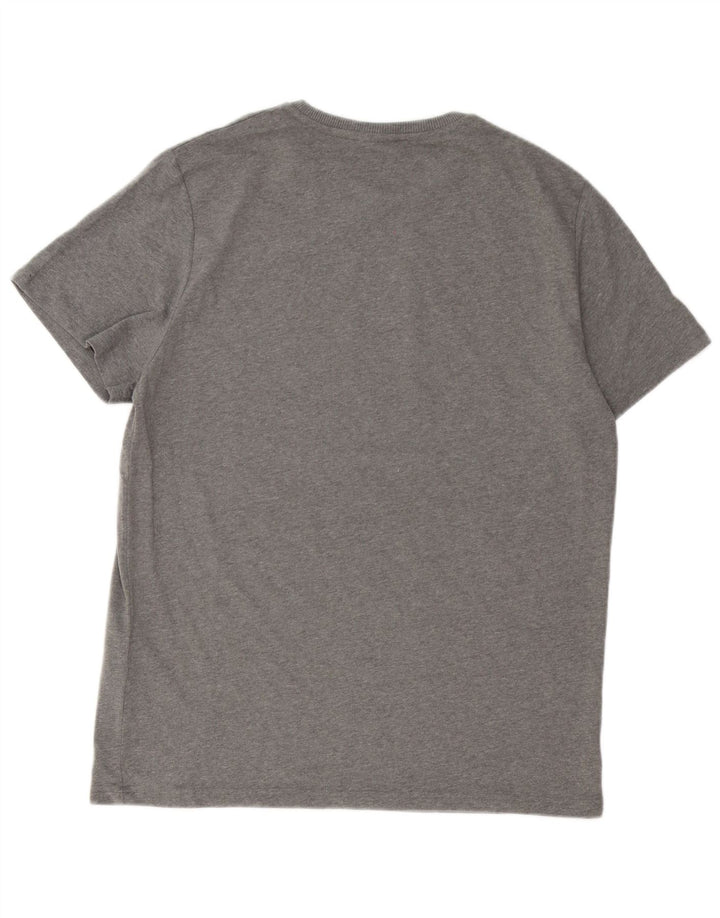 Superdry Herren Grafik-T-Shirt-Oberteil 2XL aus grauer Baumwolle
