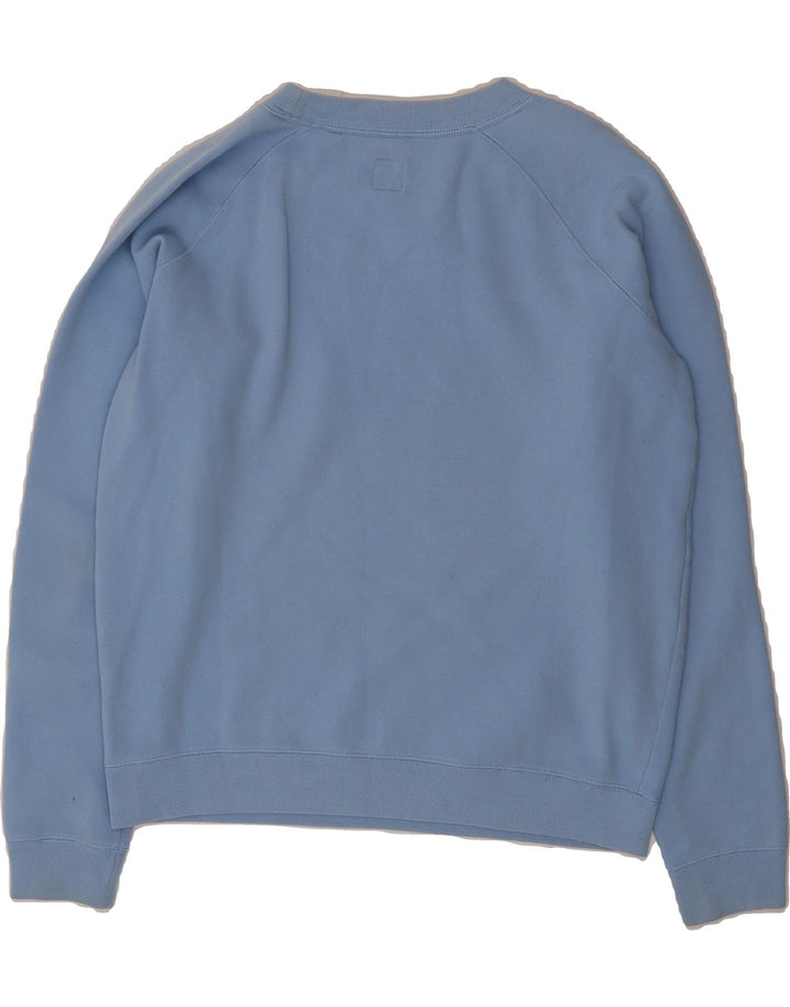 JACK WILLS Womens Oversized Sweatshirt Jumper UK 10 Small Blue Cotton Vintage Jack Wills and Second-Hand Jack Wills from Messina Hembry 