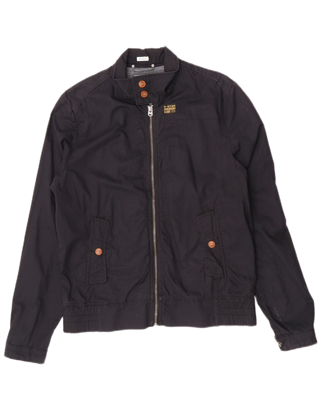 G-Star Herren Bomberjacke UK 38 Mittelmarineblaue Baumwolle