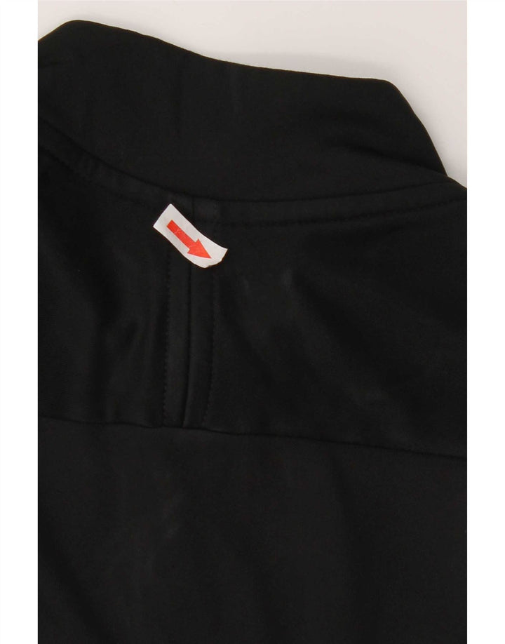 Nike Herren Dri Fit Pullover-Trainingsanzugoberteil mit Reißverschluss, Mittelschwarzes Polyester