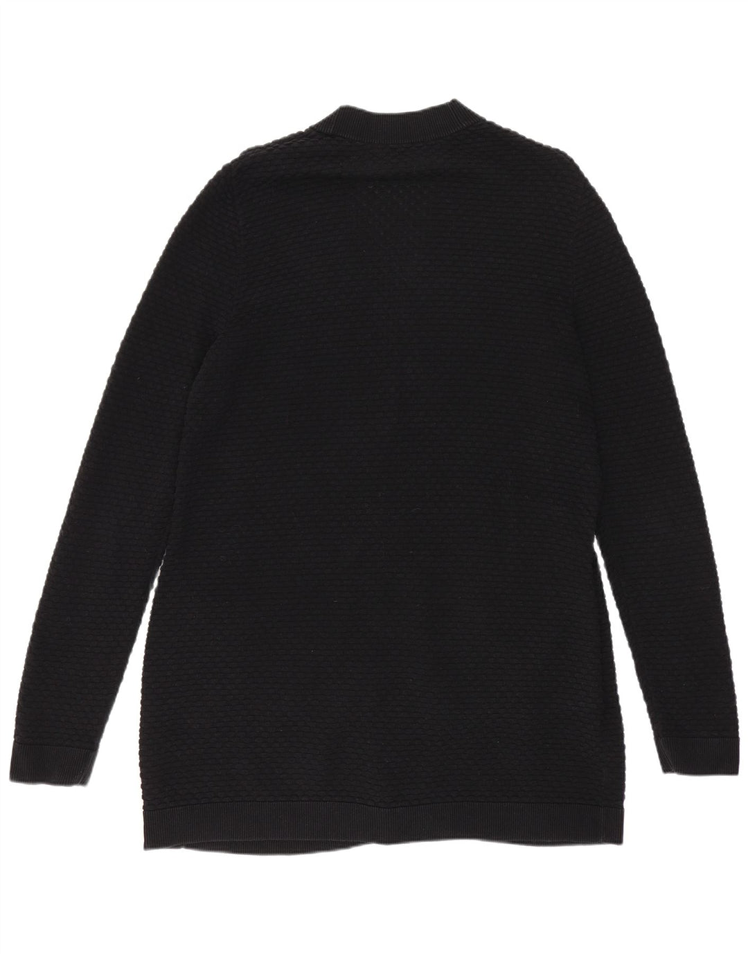 Cos Damen Longline-Cardigan-Pullover UK 10 Small Schwarz