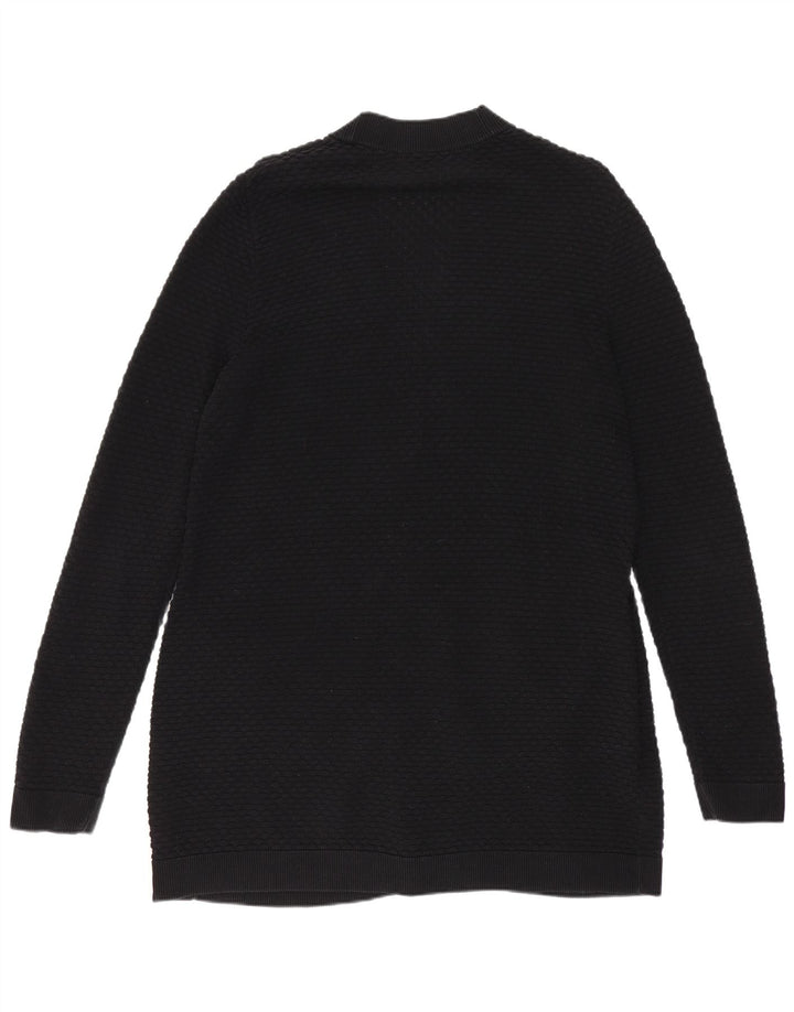 Cos Damen Longline-Cardigan-Pullover UK 10 Small Schwarz